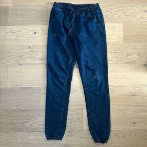 Jean joggers